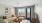 Staged apartment living room