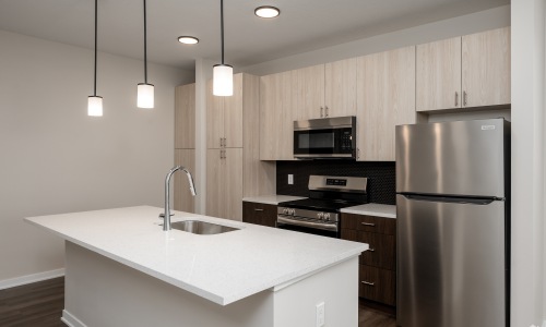 Open concept kitchen